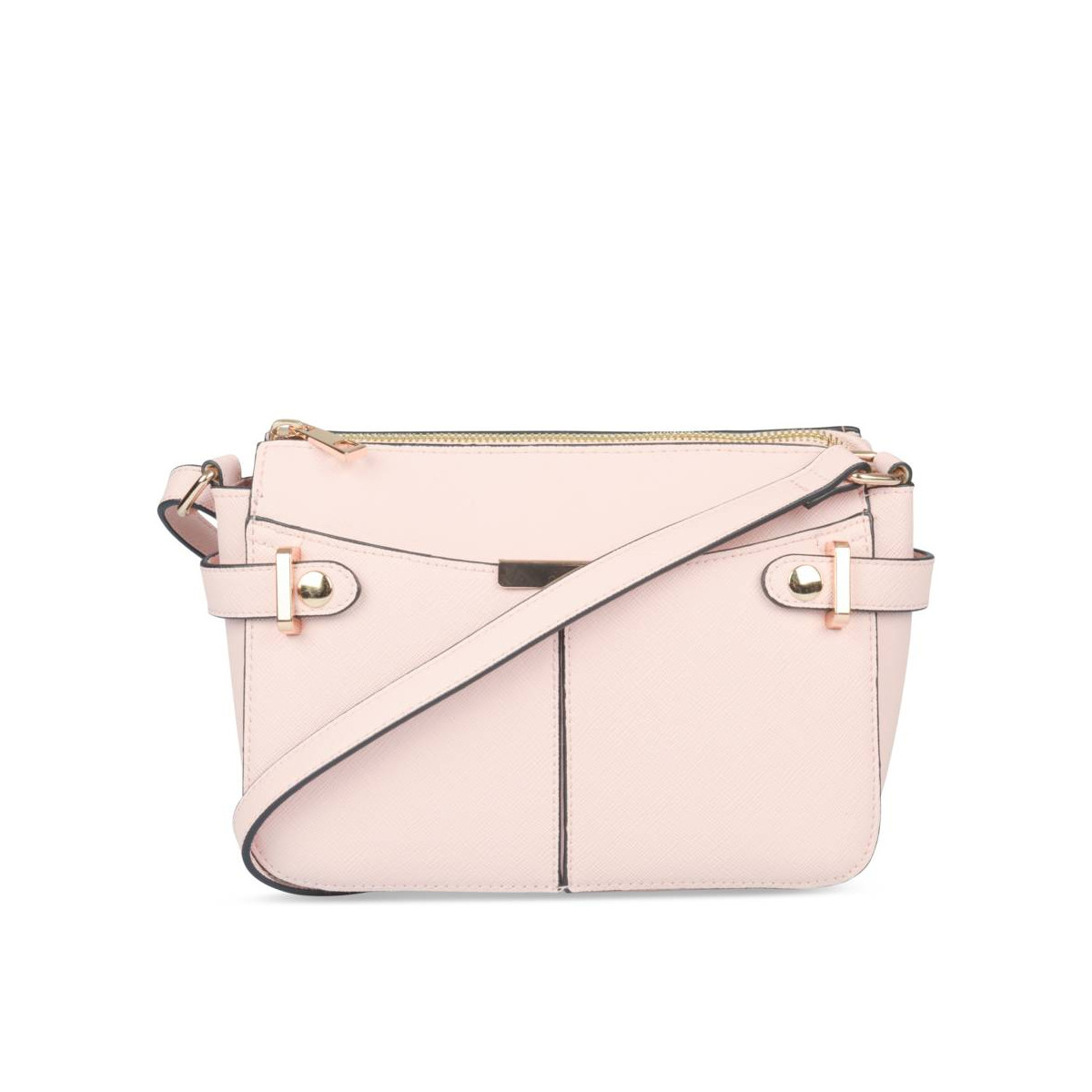 River Island White Tab Side Cross Body Bag