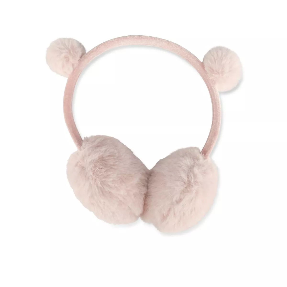 Cache oreille, headband bébé rose, accessoire d'hiver,bandeau