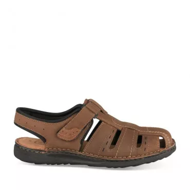 Sandalen KASTANJEBRUIN MEGIS CASUAL