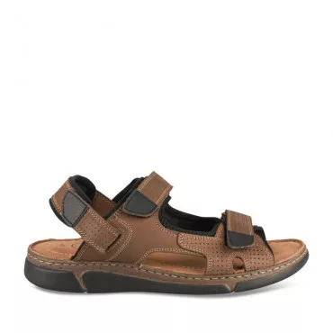 Sandalen KASTANJEBRUIN MEGIS CASUAL