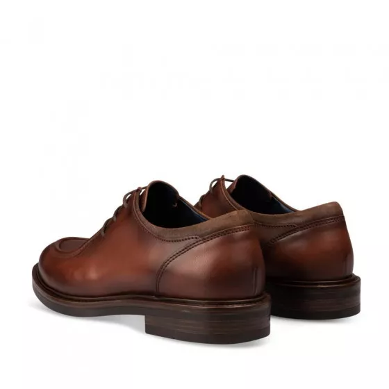 Derbies MARRON B-BLAKE CUIR