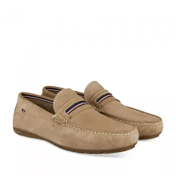 Moccasins BEIGE MEGIS CASUAL