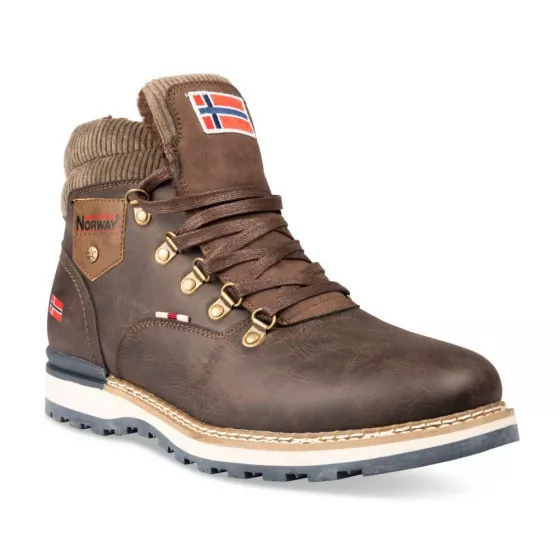 Bottines MARRON GEOGRAPHICAL NORWAY