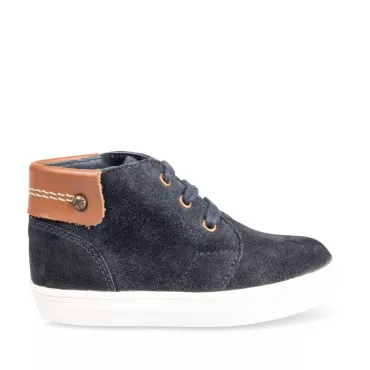 Ankle boots BLUE FREEMOUSS BOY CUIR