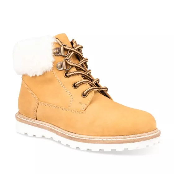 Bottines JAUNE CHARLIE & FRIENDS CUIR