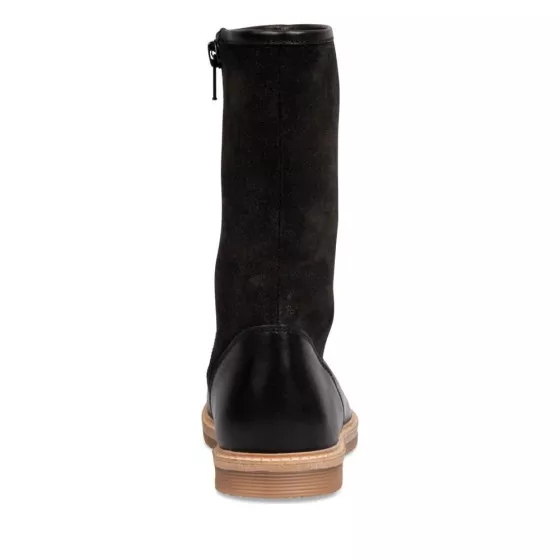 Boots BLACK LOVELY SKULL CUIR