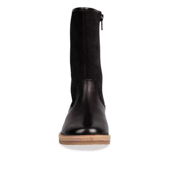 Boots BLACK LOVELY SKULL CUIR