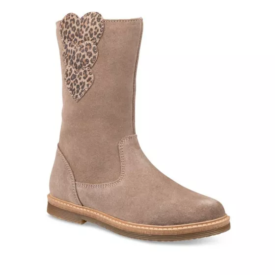 Boots TAUPE LOVELY SKULL CUIR