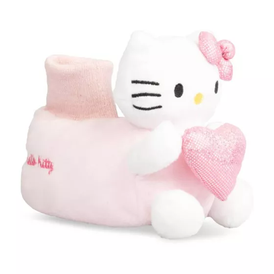 Plush slipperss PINK HELLO KITTY