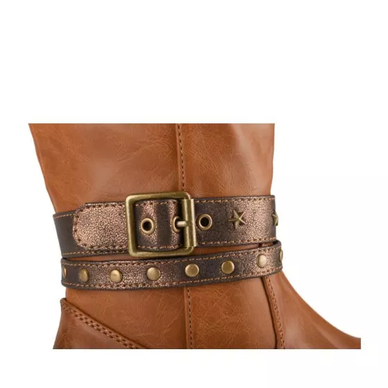 Bottes COGNAC LOVELY SKULL