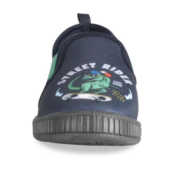 Chaussons MARINE Garçon Motif Dinosaure A Enfiler TAMS