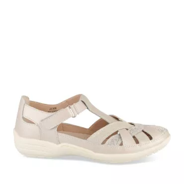 Ballerinas SILVER EVITA LEATHER