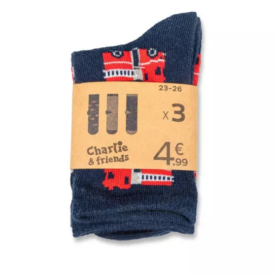 Chaussettes BLEU CHARLIE & FRIENDS