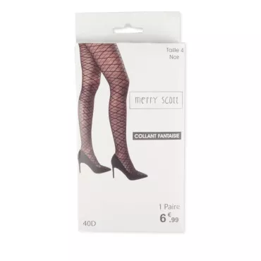 Black fancy tights MERRY SCOTT