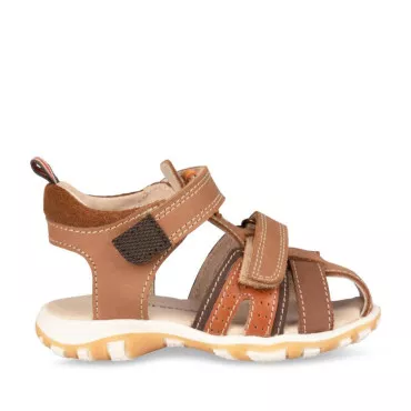 Sandales MARRON FREEMOUSS BOY CUIR