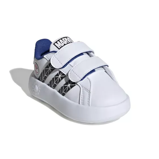 Baskets BLANC ADIDAS Grand Court Spiderman