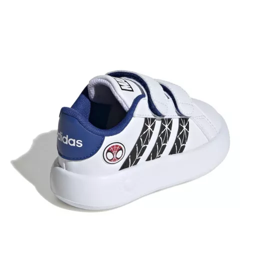 Baskets BLANC ADIDAS Grand Court Spiderman