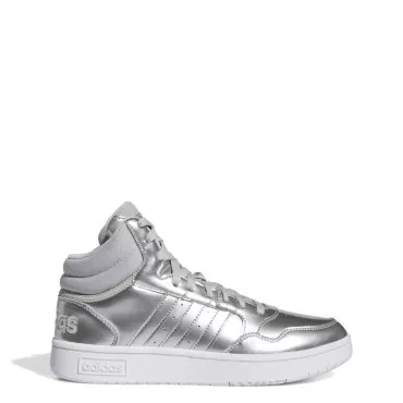 Baskets ARGENT ADIDAS HOOPS 3.0 MID