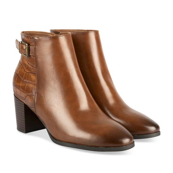 Ankle boots COGNAC SINEQUANONE