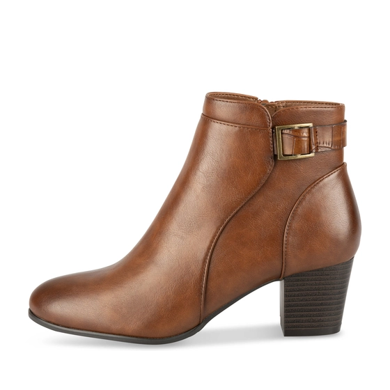 Ankle boots COGNAC SINEQUANONE