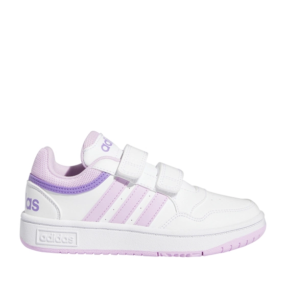 Baskets BLANC ADIDAS HOOPS