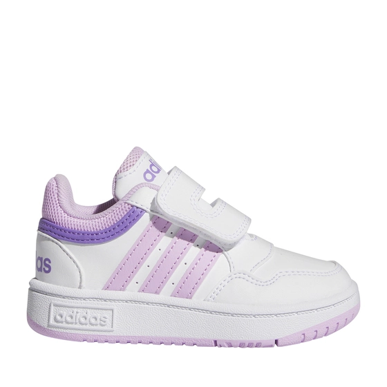 Baskets BLANC ADIDAS HOOPS