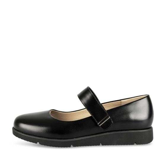 Ballet pumps BLACK EVITA LEATHER