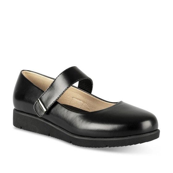 Ballet pumps BLACK EVITA LEATHER