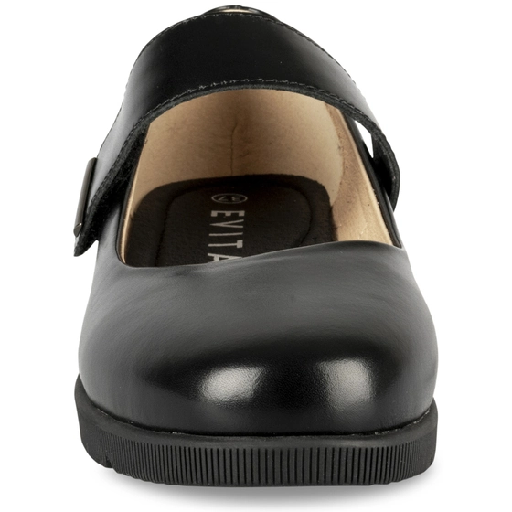 Ballet pumps BLACK EVITA LEATHER