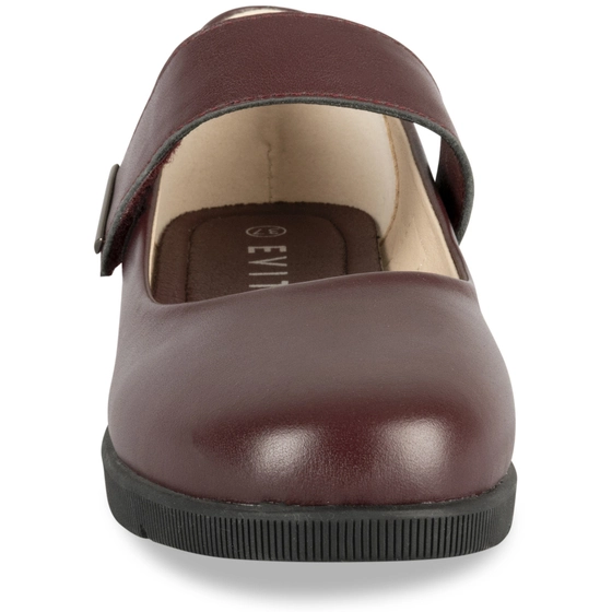 Ballet pumps BURGUNDY EVITA LEATHER