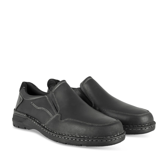 Moccasins BLACK MEGIS CASUAL