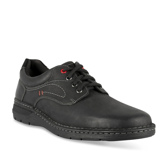 Derbies BLACK MEGIS CASUAL