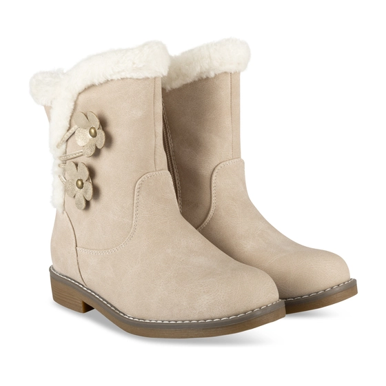 Ankle boots BEIGE LOVELY SKULL