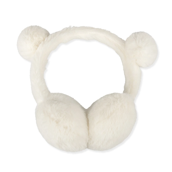 Earmuff WHITE LOVELY SKULL