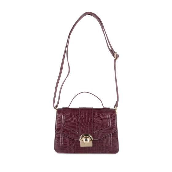 Handbag BURGUNDY PHILOV