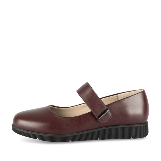 Ballerines BORDEAUX EVITA LEATHER