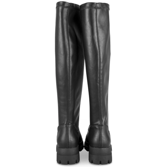 Thigh High Boots BLACK MERRY SCOTT