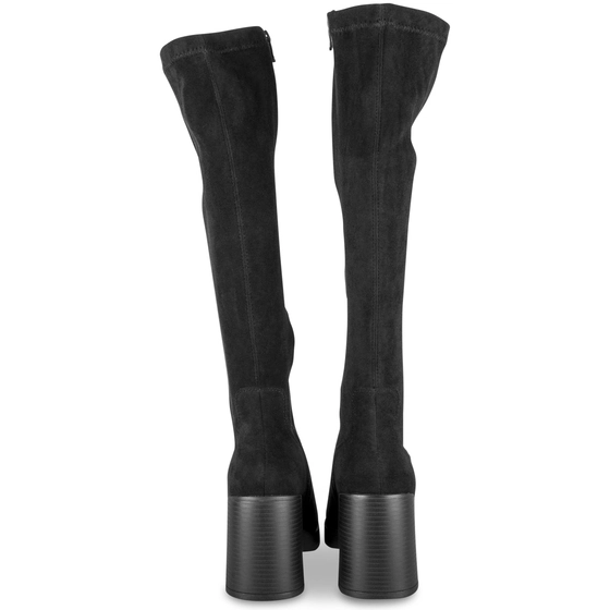 Thigh High Boots BLACK MERRY SCOTT