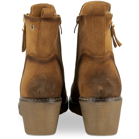 Bottines COGNAC SINEQUANONE