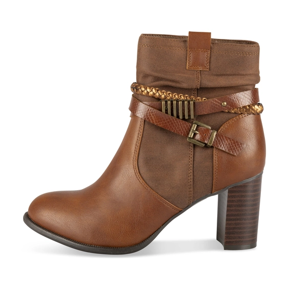 Ankle boots COGNAC SINEQUANONE