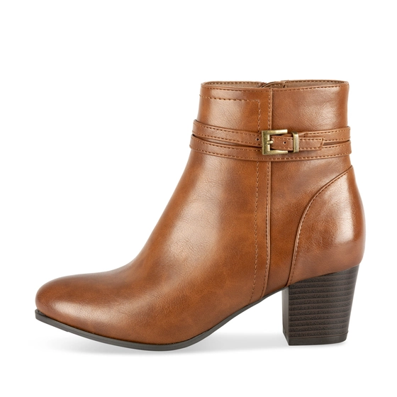 Ankle boots COGNAC SINEQUANONE