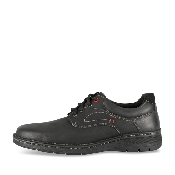 Derbies BLACK MEGIS CASUAL