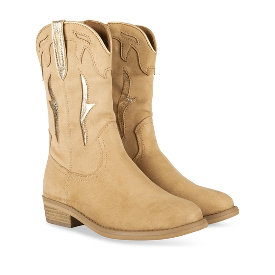 Boots BEIGE LOVELY SKULL