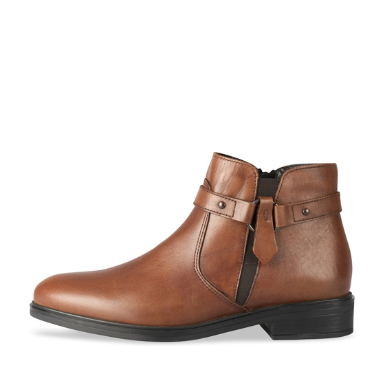 Bottines MARRON MEGIS ELEGANT