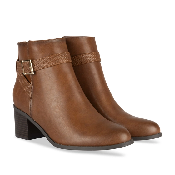 Ankle boots COGNAC SINEQUANONE