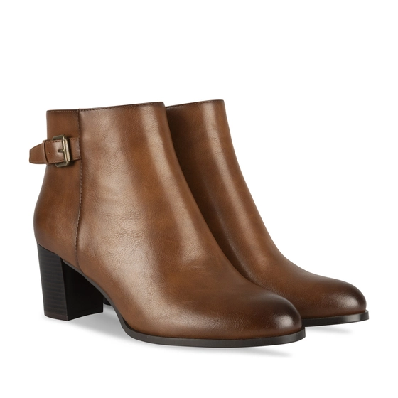 Ankle boots COGNAC SINEQUANONE