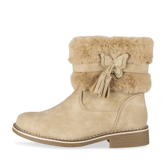 Ankle boots BEIGE LOVELY SKULL