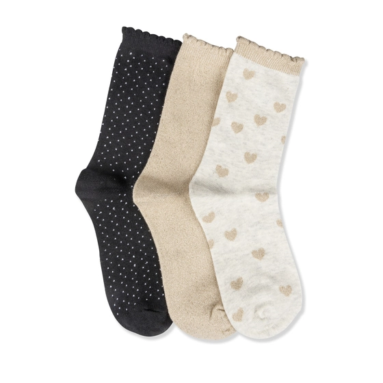 Chaussettes BEIGE LOVELY SKULL