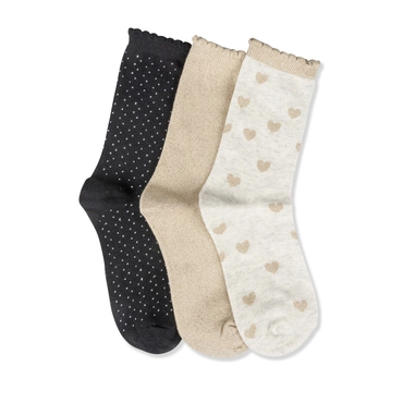 Socks BEIGE LOVELY SKULL