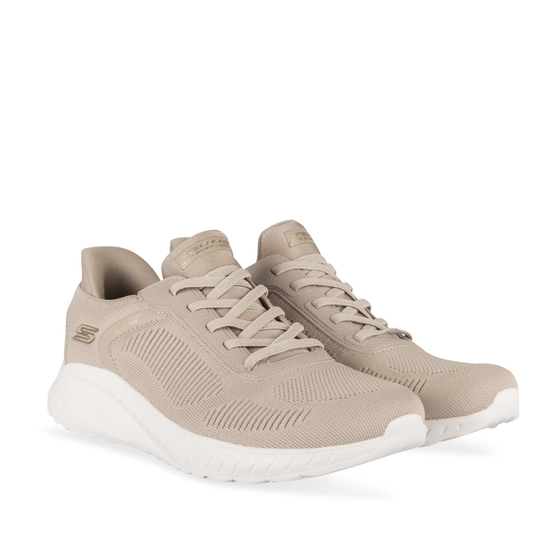 Baskets BEIGE SKECHERS BOBS SQUAD CHAOS